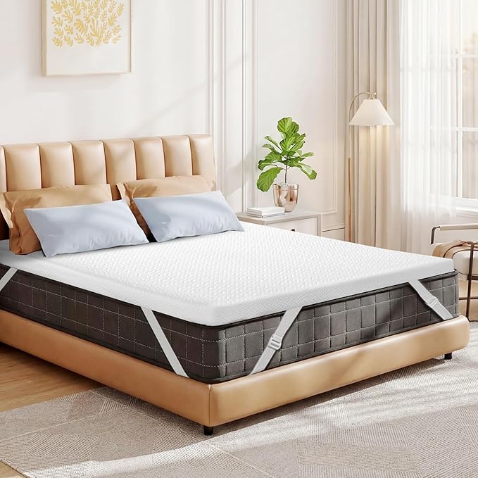 Czpalo California King 3 Inch Gel Memory Foam Mattress Topper by Czpalo