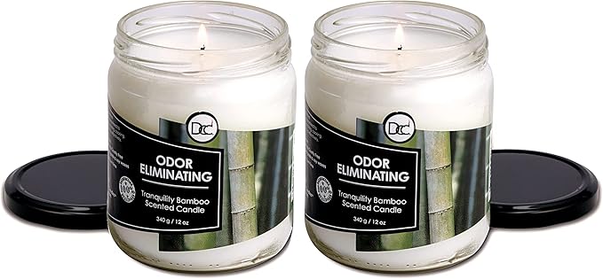 Bamboo Two Pack Odor Eliminating Highly Fragranced Candles - Image 2