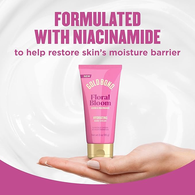 Gold Bond Floral Bloom Hydrating Hand Cream Set, Lightweight Everyday Hand Cream - Image 5