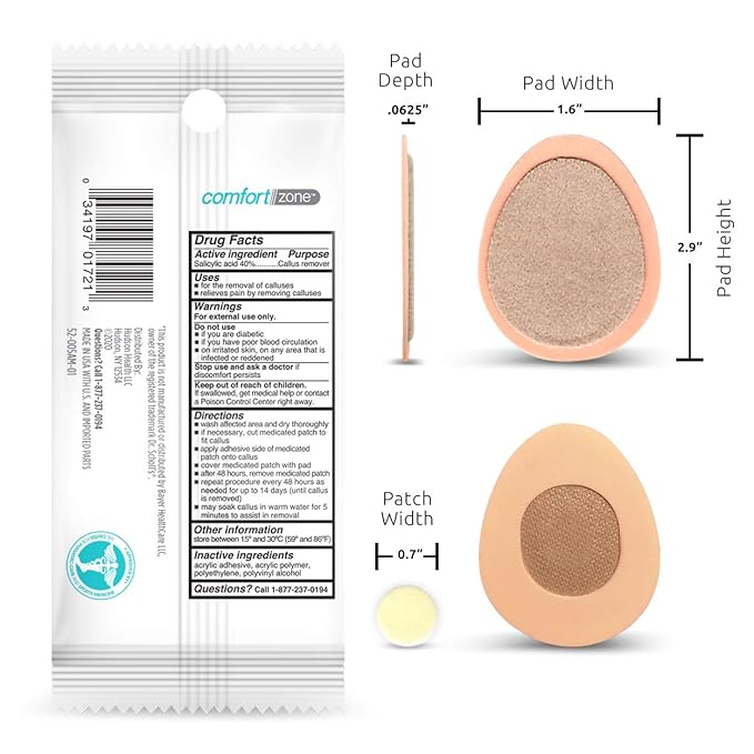 Comfort Zone Medicated Callus Patches - Image 2