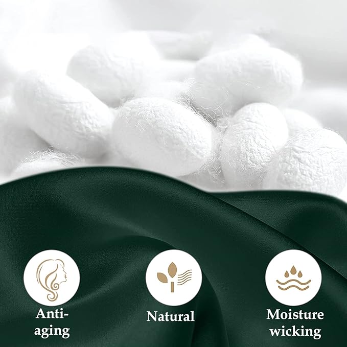 INSSL Silk Pillowcase for Women, Mulberry Silk Pillowcase for Hair an Skin and - Image 4