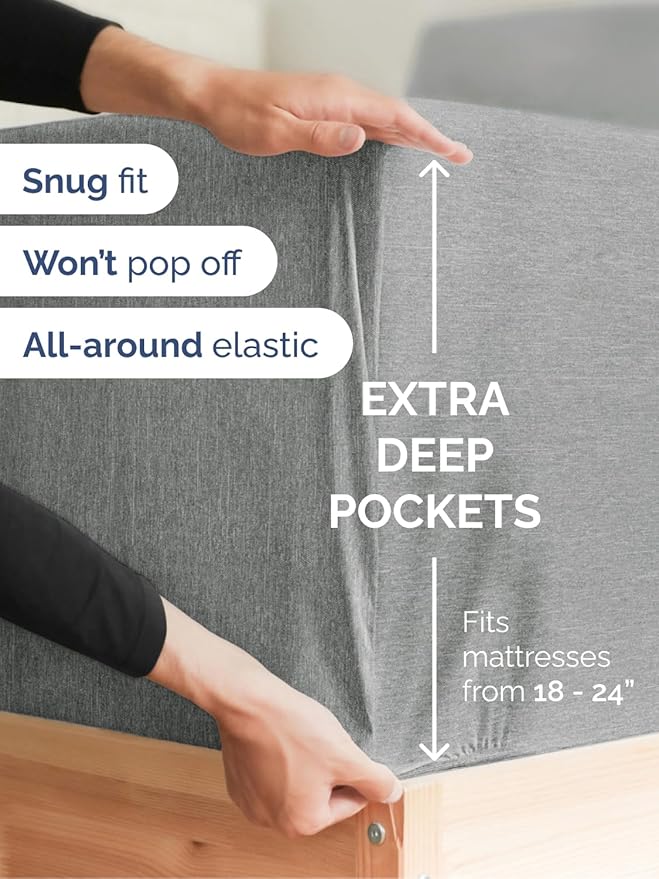 Extra Deep Twin XL Fitted Sheet - Image 2
