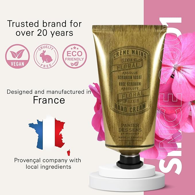 Panier des Sens – Rose Geranium Hand Cream – Moisturizing Hand Lotion - Image 5