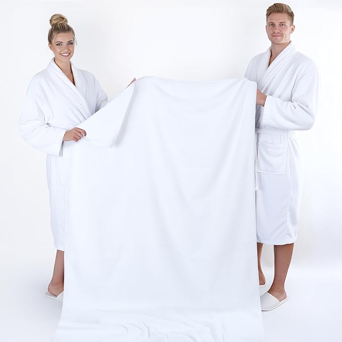American Soft Linen 100% Cotton 600 GSM Turkish 40x80 Oversized Bath Towel Sheet - Image 5