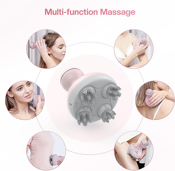 COMFIER Scalp Massager for Hair Growth, Waterproof & Full Body Kneading - Image 4