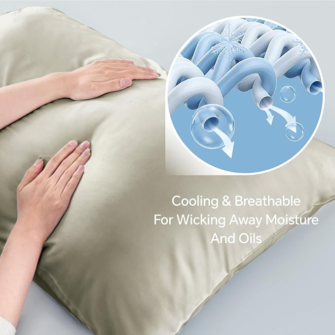 BEDELITE Body Pillow Cover, Rayon Made from Bamboo, Cooling Body Pillow - Image 4