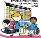 Weather-Proof Aluminum School Playground Communication Board for Autism - Outdoor Inclusive Communication Aid, Lightweight & Durable for Autism & Inclusive Play