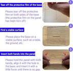 Removable Sticky Note Holder, Acrylic Desktop Memo Message Board, Transparent Portable Monitor Memo Stand for Any Computer and Laptop (2*Board+2*Base)