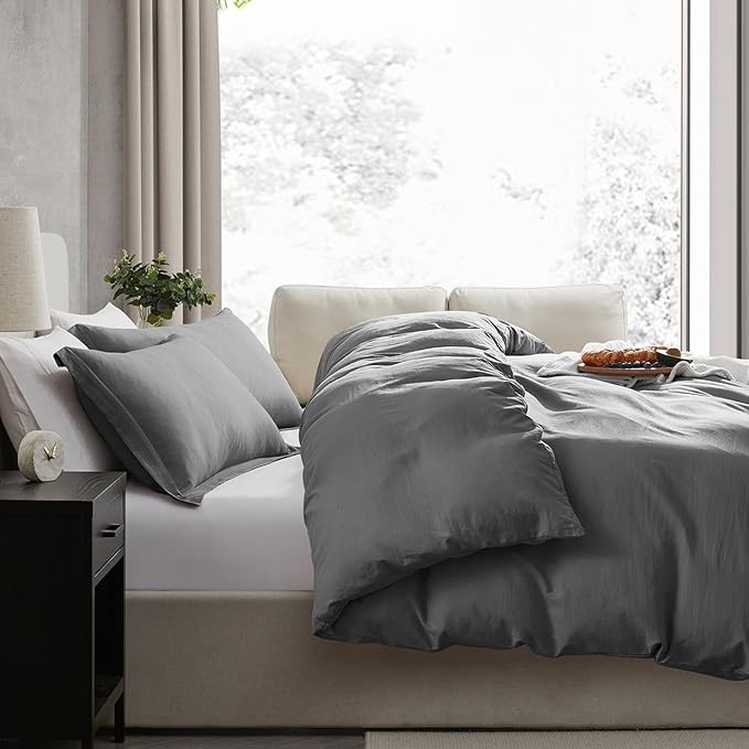 Nestl Grey Duvet Cover Full Size - Image 7