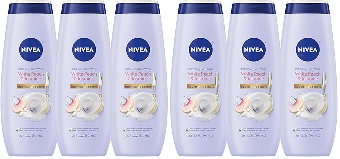 NIVEA Refreshing White Peach and Jasmine Body Wash by Nivea