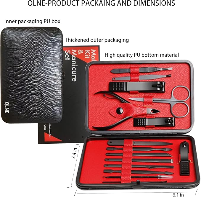 Nail Clippers Sets High Precisio Stainless Steel Nail Cutter Pedicure Kit Nail - Image 6