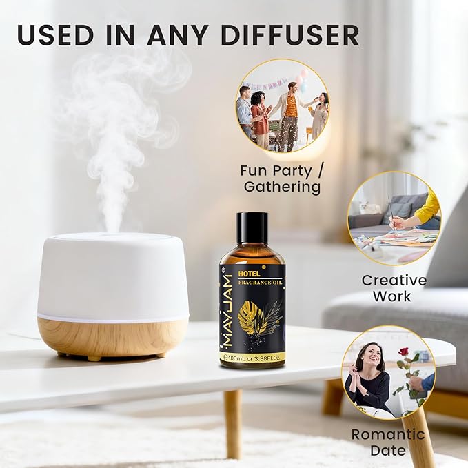 Hotel Fragrance Oil Essential Oil, MAYJAM 3.38FL.OZ Hotel Oil Scents - Image 5
