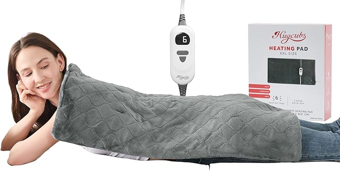 XL Heating Pads Large 17''x33'' fsa Eligible Items only List Heat pad by Hugcubs