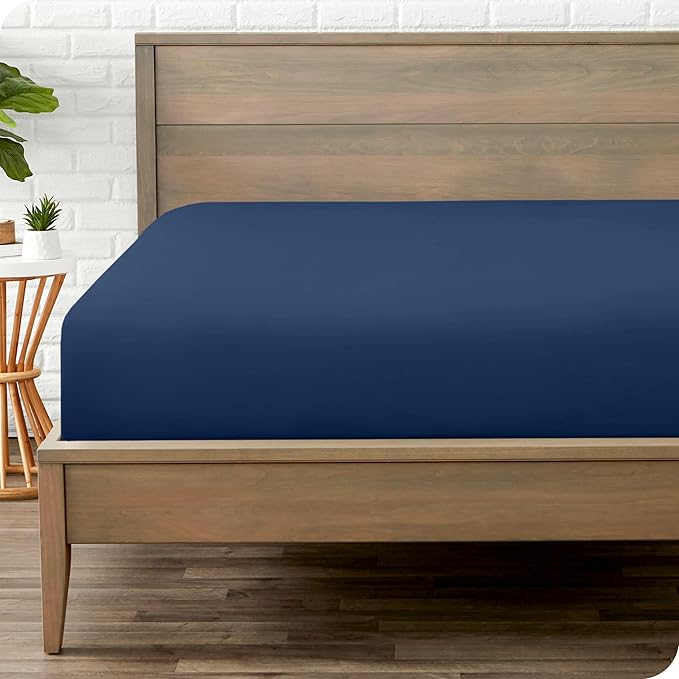 Bare Home Fitted Bottom Sheet Split Head Flex King Size by BareHome