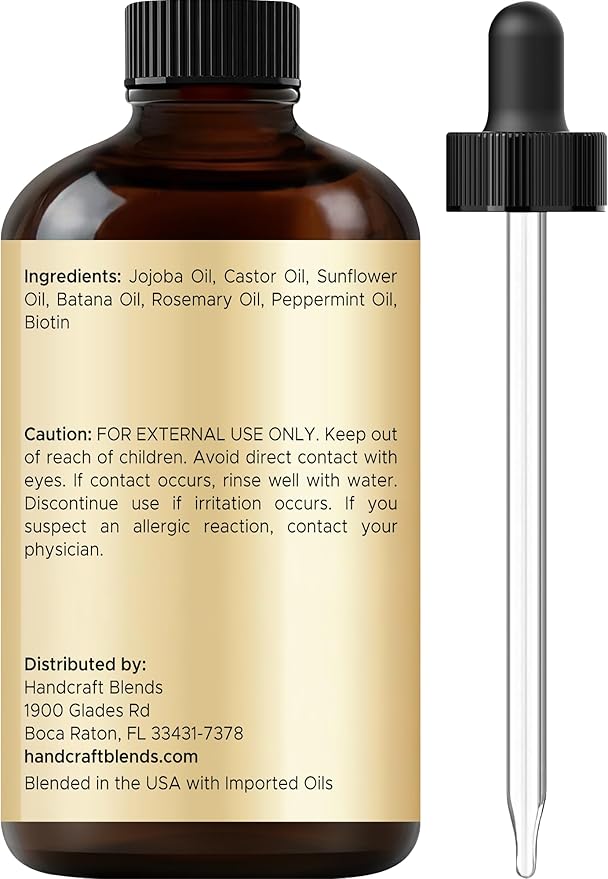 Batana & Rosemary Hair Oil – 2 Fl Oz – Scalp Treatment & Strengthening - Image 3