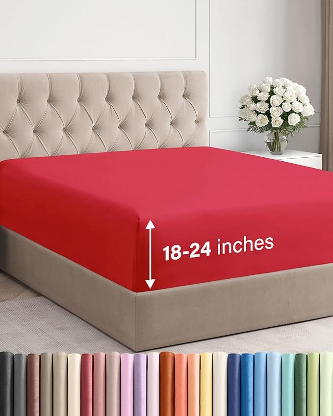 Extra Deep Full Fitted Sheet by CGKUnlimited