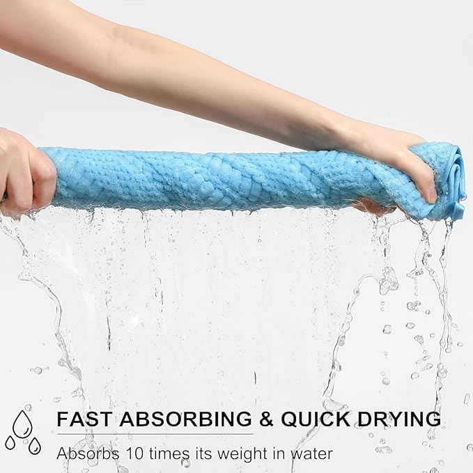 Ycosy 4 Pack Extra Large Microfiber Bath Towels Set, 35x70 inches, Less Lint - Image 6