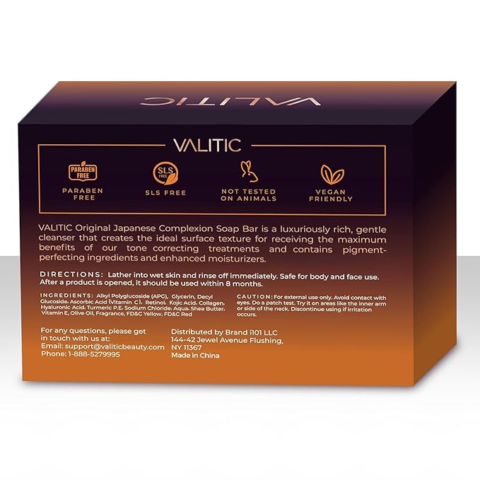 VALITIC Kojic Acid Dark Spot Corrector Soap Bars - Image 3