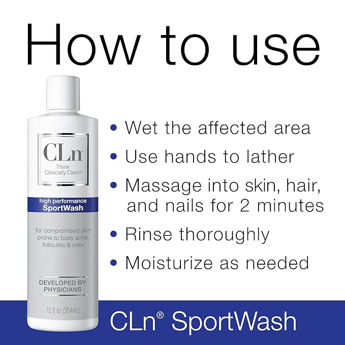 CLn® SportWash – High-Performance Sport Body Wash, - Image 6