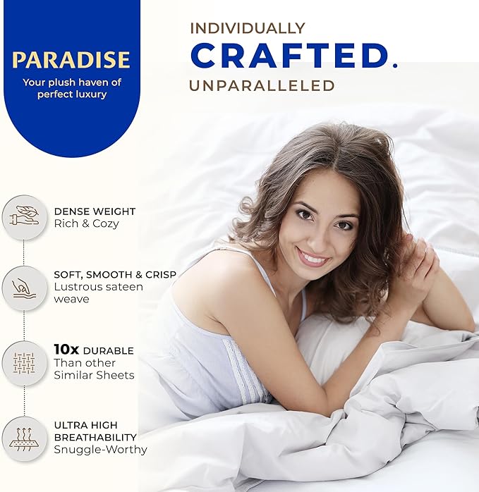 Thread Spread 100% Egyptian Cotton King Size Pillow Cases Set of 4 - Image 2