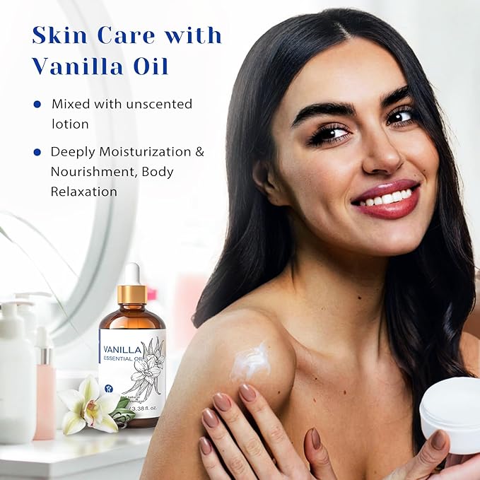 HIQILI Vanilla Essential Oil, Undiluted Natural Strong Fragrance Add in Skin - Image 3