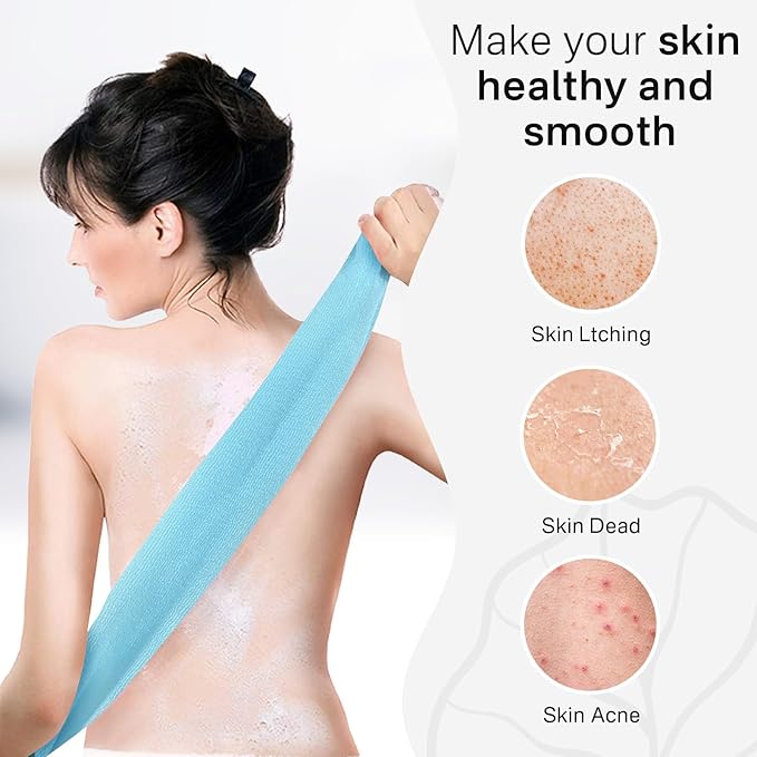 Yiclick Exfoliating Washcloth Towel- Exfoliating Body Scrubber Exfoliator - Image 5