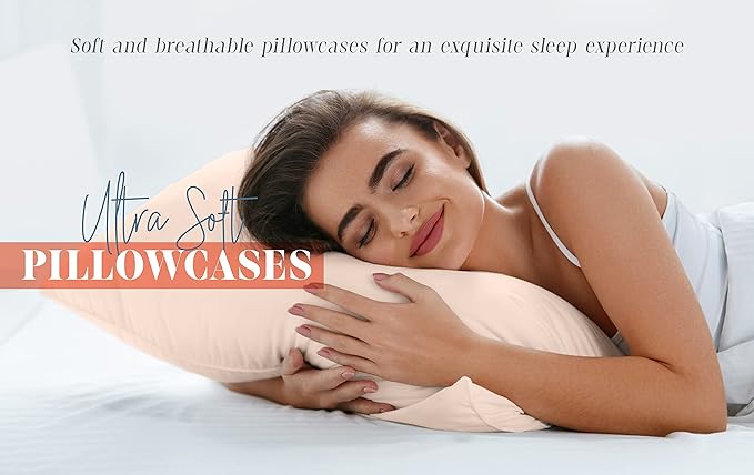 Elegant Comfort 6-PACK Solid Pillowcases 1500 Premium Hotel Quality Microfiber - Image 5