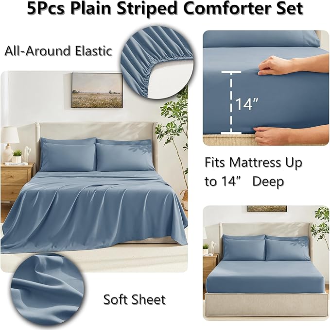CozyLux Twin Comforter Set - Image 5