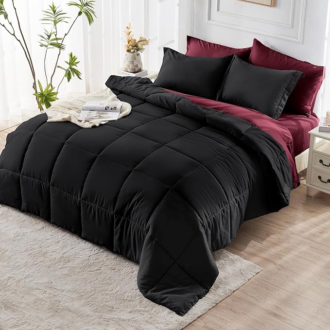 JOLLYVOGUE King Comforter Set, Ultra-Soft Bed in a Bag King Size 7 Pieces - Image 8