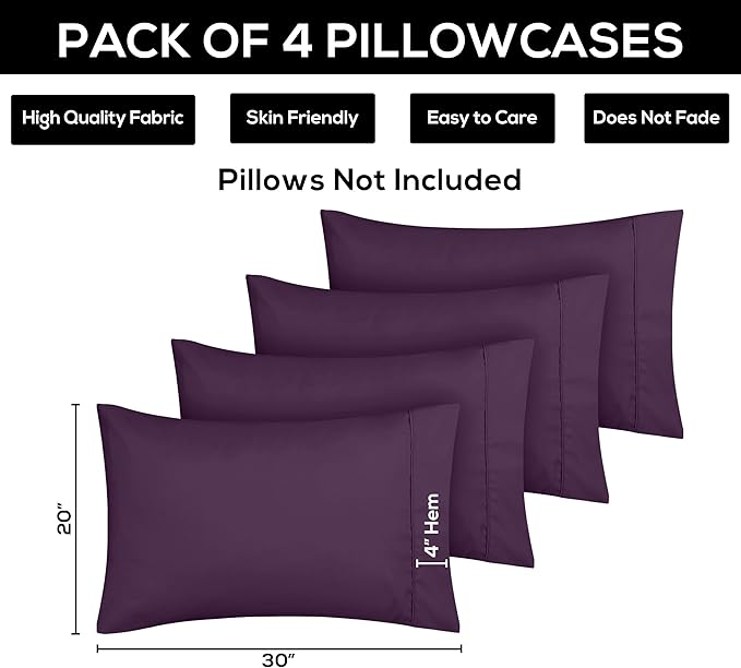 Utopia Bedding King Pillow Cases - Image 3
