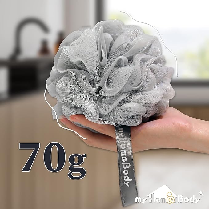 myHomeBody Large 70g Loofah Sponge, Body Scrubber, Bath Sponge, Loofah - Image 5