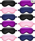 Cutecrop 12 Pcs Silk Sleep Masks Soft Satin Eye Masks by Cutecrop