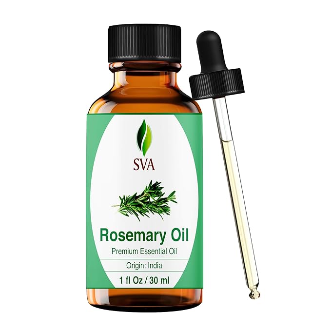 SVA Rosemary Essential Oil – 1 Fl Oz – 100% Natural Rosemary Oil by SVAORGANICS