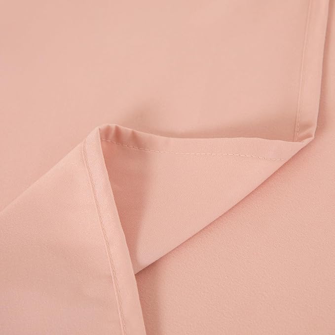 Queen Flat Sheet Only， 90x102Inch Lotus Pink - Image 6