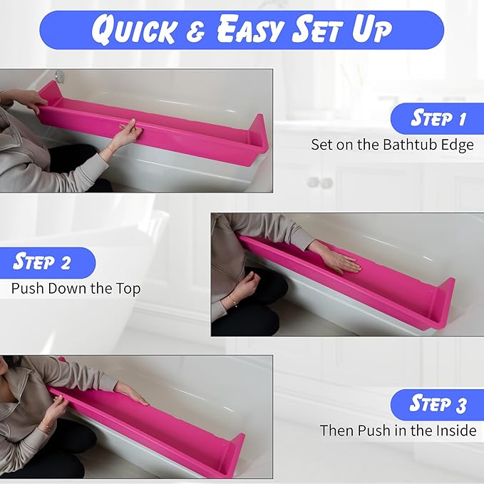 Tub Topper® Bathtub Splash Guard & Bath Shelf - Image 7