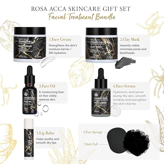 Mothers Day Gift for Mom, Body & Facial Kit Gift, Face Cream, Self Care Kit - Image 2