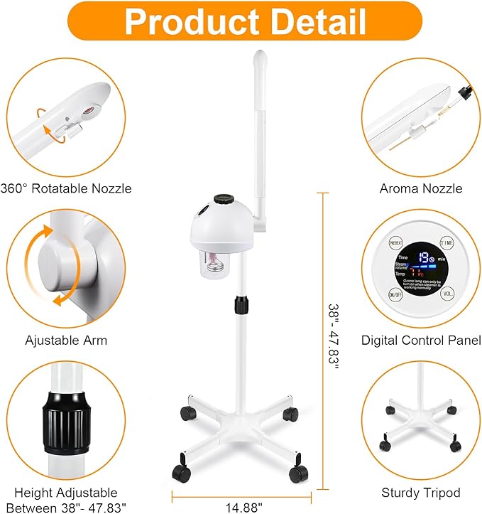 Professional Facial Steamer, Vaporizador Facial - Image 2