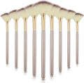 9 Pieces Facial Fan Mask Brushes, Soft Facial Applicator Brushes Tools by Maitys