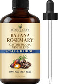 Batana & Rosemary Hair Oil – 2 Fl Oz – Scalp Treatment & Strengthening by HandcraftBlends