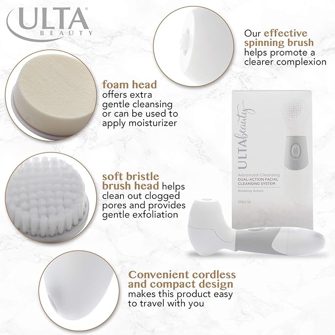 ULTA Beauty Advanced Cleansing Dual-Action Facial Cleansing System and One Set - Image 3