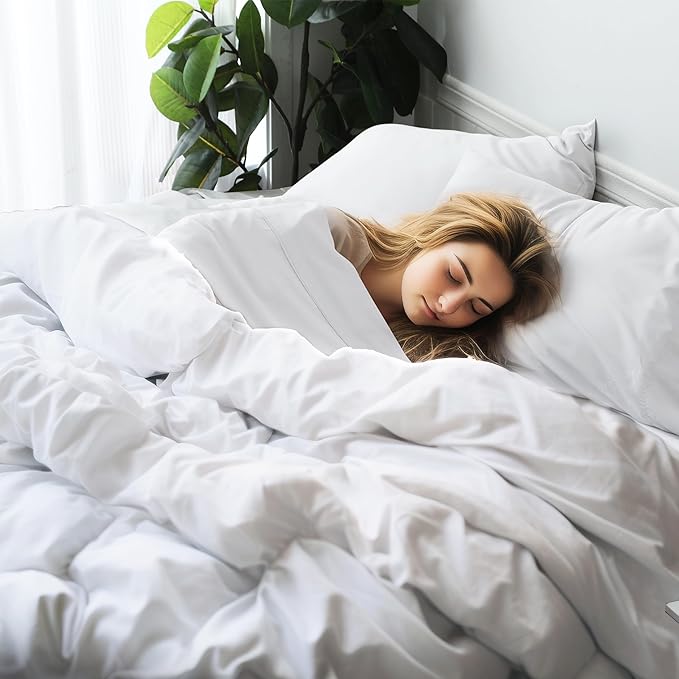 Bamboo Viscose Flat Sheets Only, 400 Thread Count Sateen Weave Twin Size Flat - Image 6