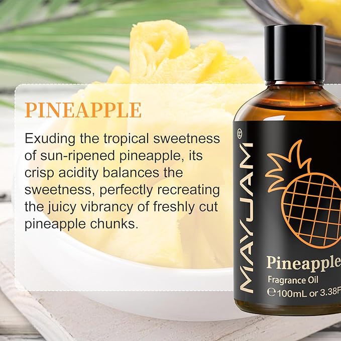 MAYJAM 100ML/3.38FL.OZ Pineapple Fragrance Oils - Image 3