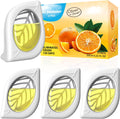Air Freshener for Home, 4 Pack, Citrus, Odor Eliminator for Small Area Closets Bathroom Pets Strong Odor, Up to 120 Days