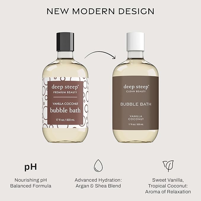 Deep Steep Vanilla Coconut Bubble Bath - Image 4
