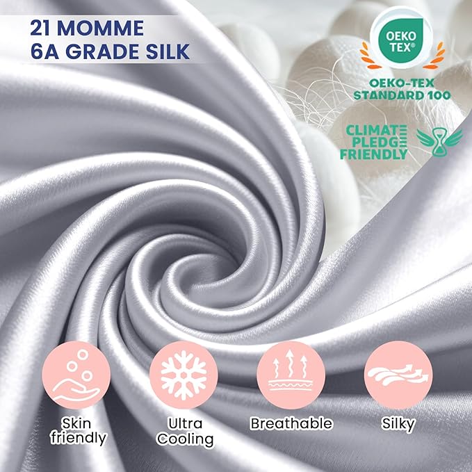 Silk Pillow Cases 2 Pack for Hair and Skin - Image 7