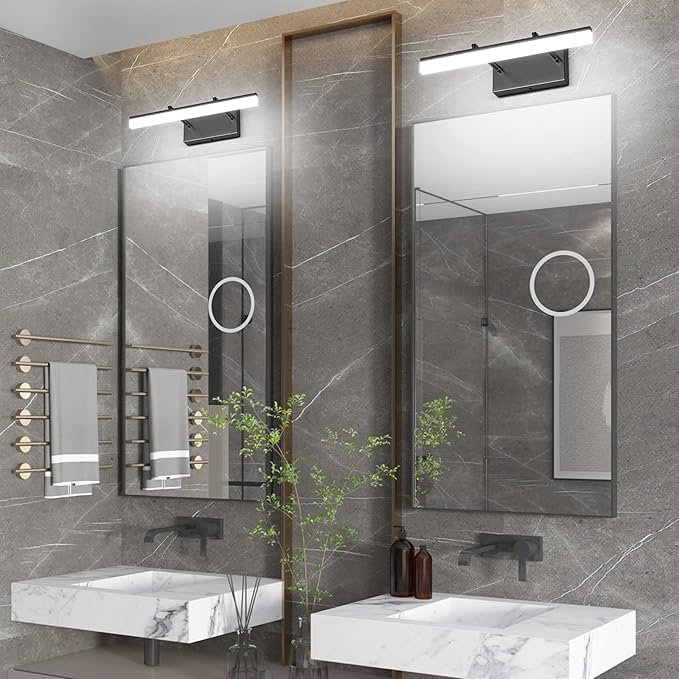 Aipsun 15.7 inch LED Vanity Lights Adjustable Bathroom Wall Light Fixtures - Image 5