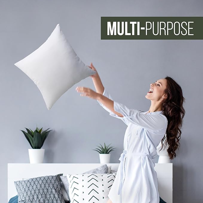 Utopia Bedding Throw Pillows – 24 x 24 Inches Down Alternative Pillows - Image 2
