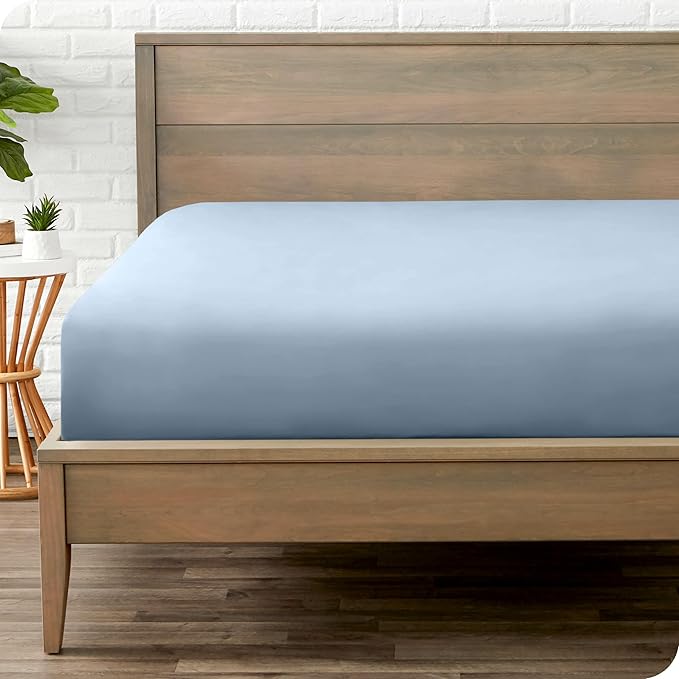 Bare Home Fitted Bottom Sheet Full XL Size by BareHome