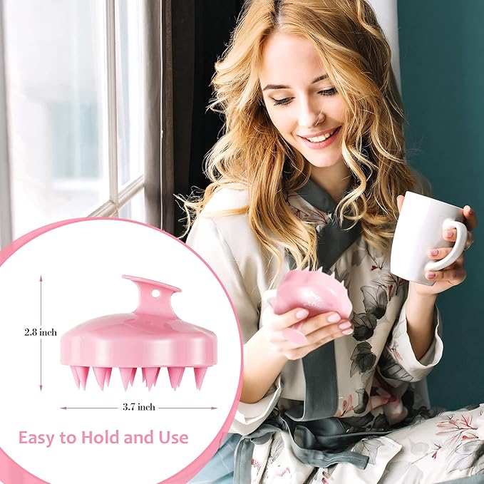 URTHEONE Scalp Massager Shampoo Brush, Soft Silicone Scrub Brush, Relax Scalp - Image 6