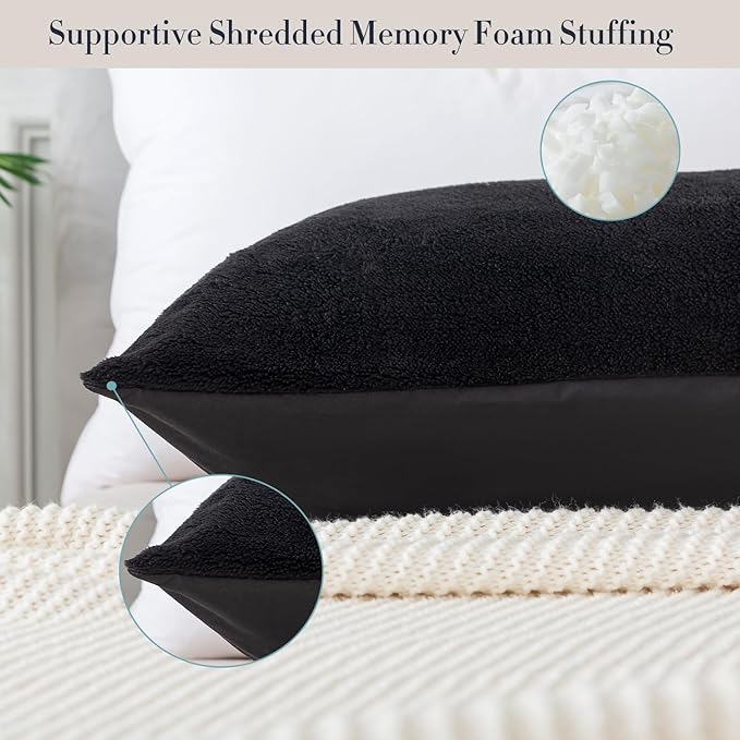 WhatsBedding Memory Foam Body Pillow - Image 4